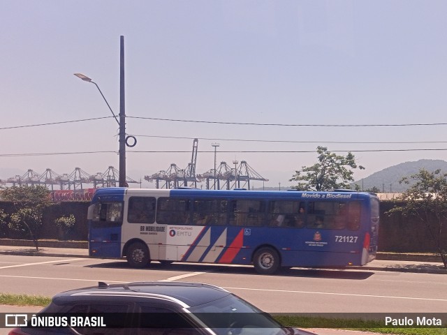 BR Mobilidade Baixada Santista 721127 na cidade de Santos, São Paulo, Brasil, por Paulo Mota. Número da foto: #11629500.