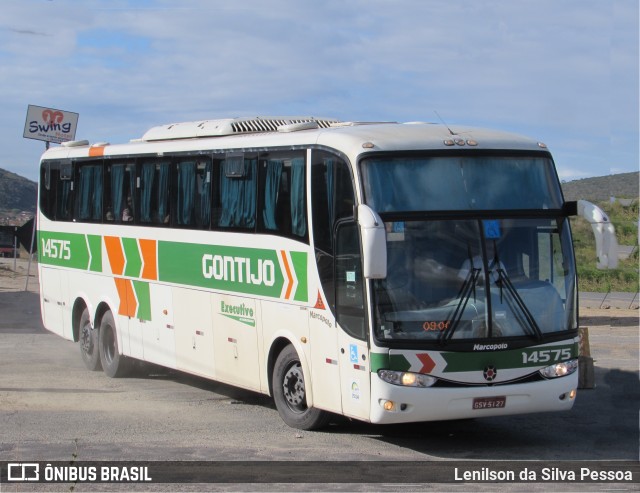 Empresa Gontijo de Transportes 14575 na cidade de Taquaritinga do Norte, Pernambuco, Brasil, por Lenilson da Silva Pessoa. ID da foto: 11630848.