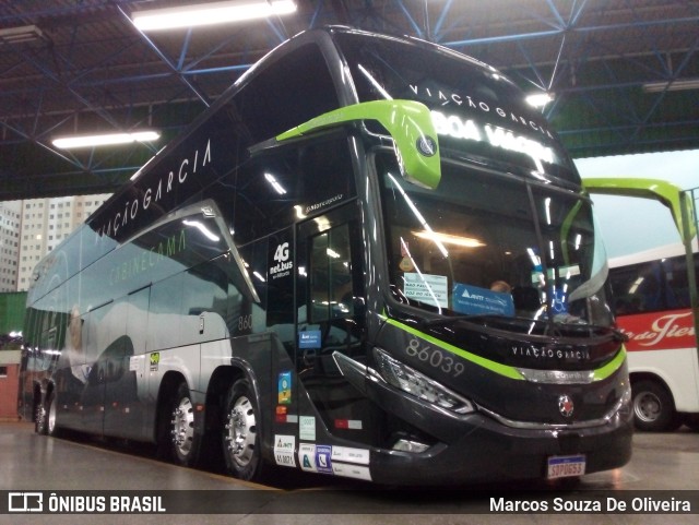 Viação Garcia 86039 na cidade de São Paulo, São Paulo, Brasil, por Marcos Souza De Oliveira. Número da foto: #11630187.