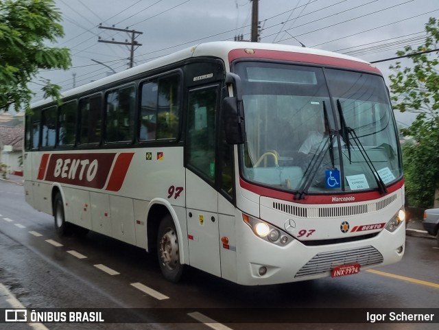 Bento Transportes 97 na cidade de Marques de Souza, Rio Grande do Sul, Brasil, por Igor Scherner. ID da foto: 11629083.