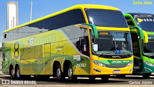 Empresa Gontijo de Transportes 25080 na cidade de Goiânia, Goiás, Brasil, por Carlos Júnior. Número da foto: #11630823.
