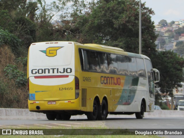 Empresa Gontijo de Transportes 12465 na cidade de Belo Horizonte, Minas Gerais, Brasil, por Douglas Célio Brandao. ID da foto: 11632655.