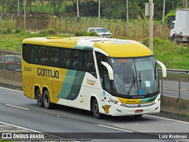 Empresa Gontijo de Transportes 21640 na cidade de Aparecida, São Paulo, Brasil, por Luiz Krolman. ID da foto: 11633230.