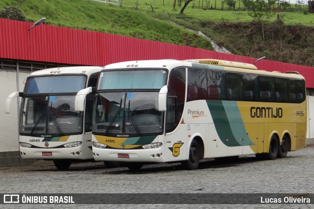 Empresa Gontijo de Transportes 14115 na cidade de João Monlevade, Minas Gerais, Brasil, por Lucas Oliveira. Número da foto: #11632826.