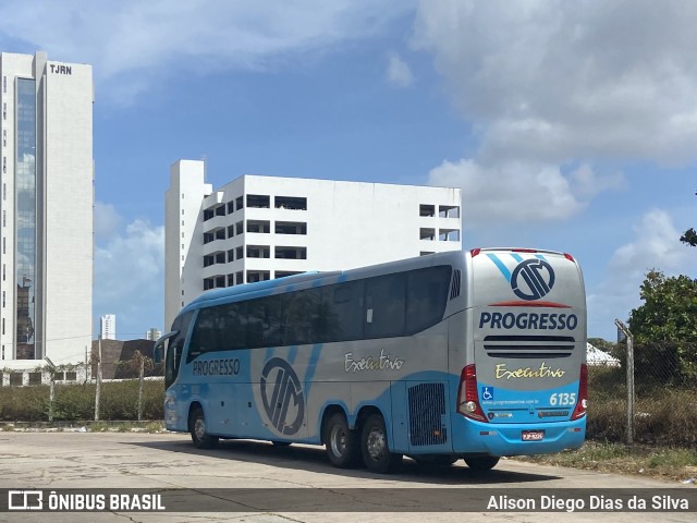 Auto Viação Progresso 6135 na cidade de Natal, Rio Grande do Norte, Brasil, por Alison Diego Dias da Silva. ID da foto: 11632090.