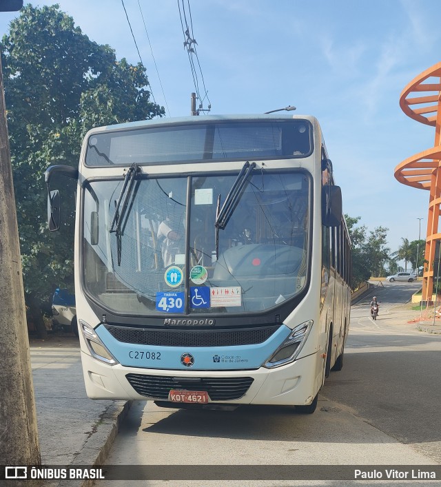 Caprichosa Auto Ônibus C27082 na cidade de Rio de Janeiro, Rio de Janeiro, Brasil, por Paulo Vitor Lima. ID da foto: 11631788.