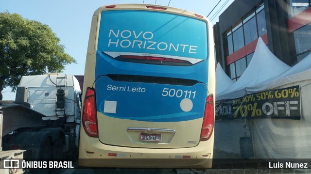 Viação Novo Horizonte 500111 na cidade de São Paulo, São Paulo, Brasil, por Luis Nunez. Número da foto: #11632385.