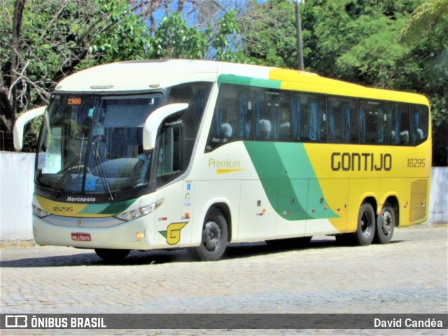 Empresa Gontijo de Transportes 18295 na cidade de Fortaleza, Ceará, Brasil, por David Candéa. ID da foto: 11631995.