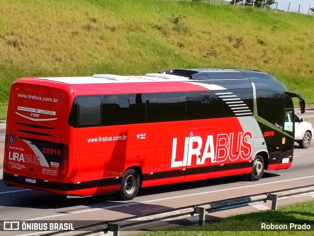 Lirabus 26016 na cidade de São José dos Campos, São Paulo, Brasil, por Robson Prado. Número da foto: #11633768.