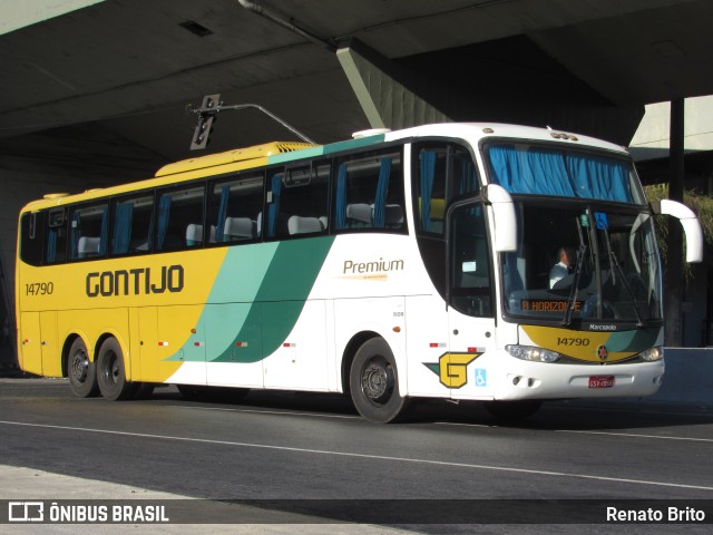 Empresa Gontijo de Transportes 14790 na cidade de Belo Horizonte, Minas Gerais, Brasil, por Renato Brito. ID da foto: 11632907.