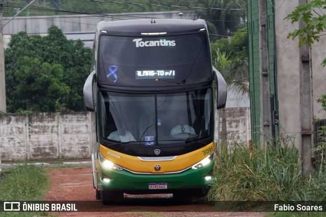 Tocantins Transportes e Turismo 3095 na cidade de Imperatriz, Maranhão, Brasil, por Fabio Soares. Número da foto: #11633921.