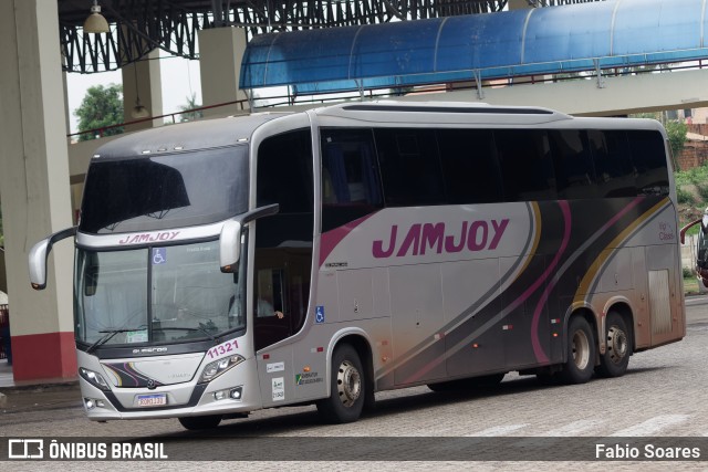 Viação Jam Joy 11321 na cidade de Imperatriz, Maranhão, Brasil, por Fabio Soares. Número da foto: #11633927.