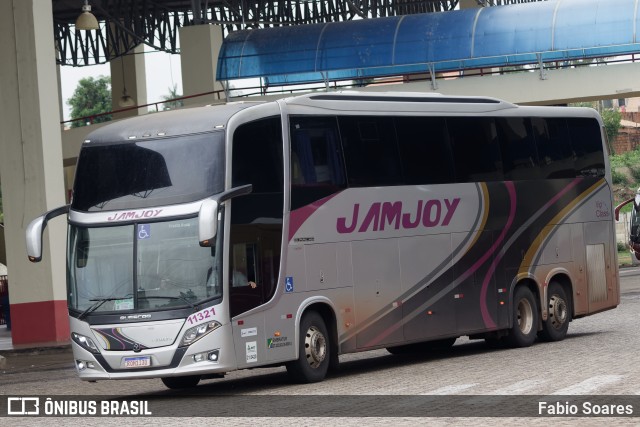 Viação Jam Joy 11321 na cidade de Imperatriz, Maranhão, Brasil, por Fabio Soares. ID da foto: 11633927.