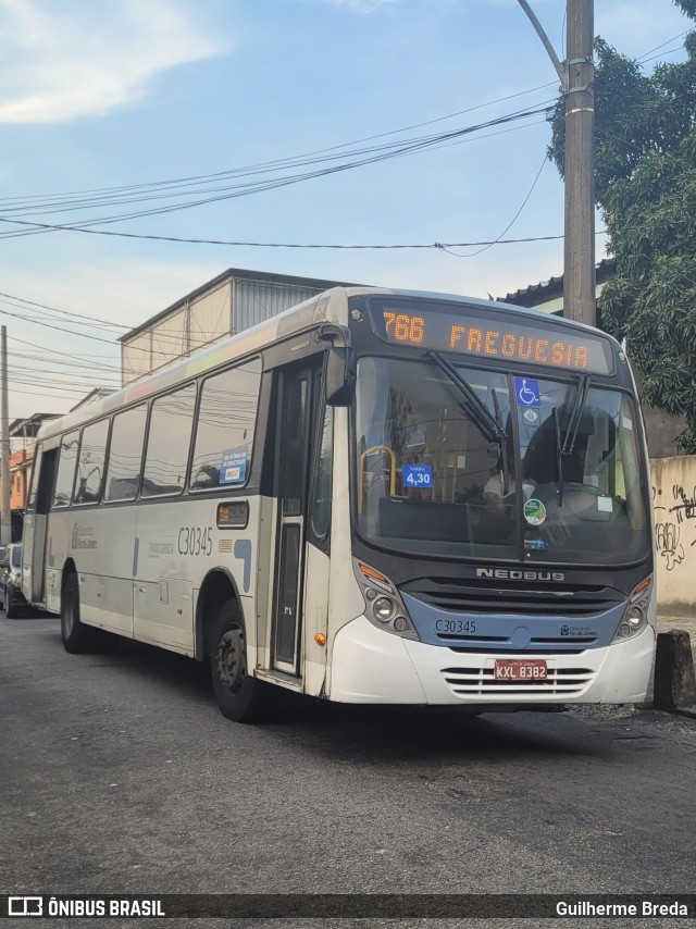 Transportes Futuro C30345 na cidade de Rio de Janeiro, Rio de Janeiro, Brasil, por Guilherme Breda. Número da foto: #11632215.