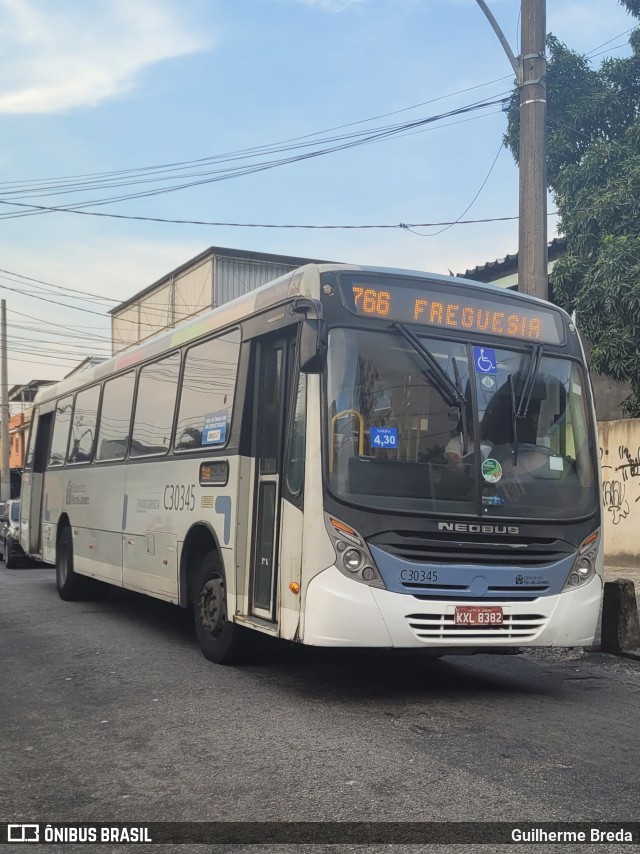 Transportes Futuro C30345 na cidade de Rio de Janeiro, Rio de Janeiro, Brasil, por Guilherme Breda. ID da foto: 11632215.