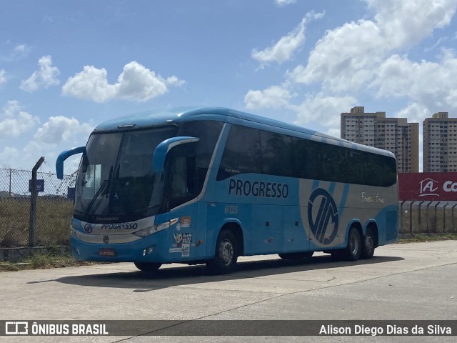 Auto Viação Progresso 6135 na cidade de Natal, Rio Grande do Norte, Brasil, por Alison Diego Dias da Silva. ID da foto: 11632088.