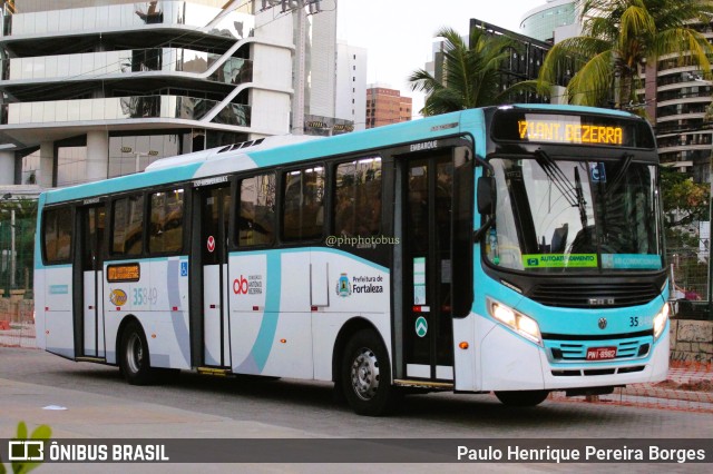 Rota Sol > Vega Transporte Urbano 35849 na cidade de Fortaleza, Ceará, Brasil, por Paulo Henrique Pereira Borges. ID da foto: 11633553.