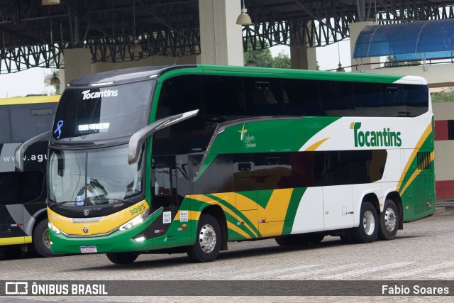 Tocantins Transportes e Turismo 3095 na cidade de Imperatriz, Maranhão, Brasil, por Fabio Soares. ID da foto: 11633823.