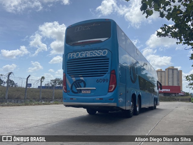 Auto Viação Progresso 6099 na cidade de Natal, Rio Grande do Norte, Brasil, por Alison Diego Dias da Silva. ID da foto: 11632061.