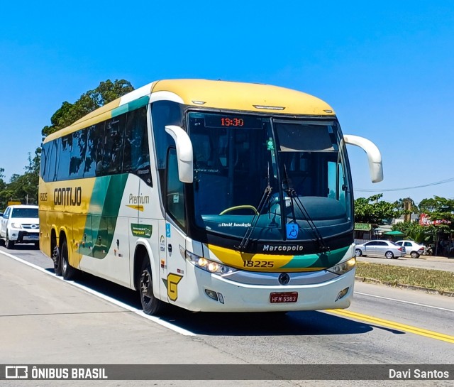 Empresa Gontijo de Transportes 18225 na cidade de Vitória da Conquista, Bahia, Brasil, por Davi Santos. ID da foto: 11631390.