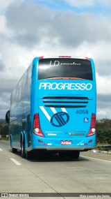 Auto Viação Progresso 6058 na cidade de Gravatá, Pernambuco, Brasil, por Efrain Augusto dos Santos. Número da foto: #11631988.