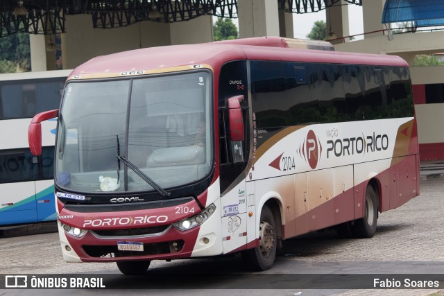 Auto Viação Porto Rico 2104 na cidade de Imperatriz, Maranhão, Brasil, por Fabio Soares. Número da foto: #11635258.