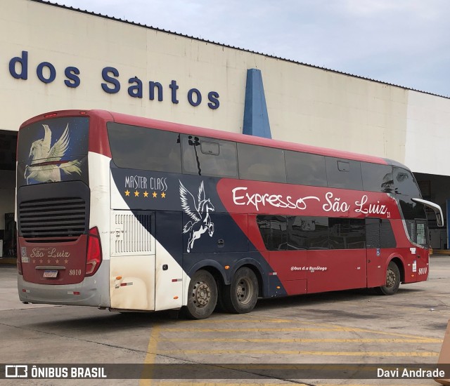 Expresso São Luiz 8010 na cidade de Goiânia, Goiás, Brasil, por Davi Andrade. Número da foto: #11634448.