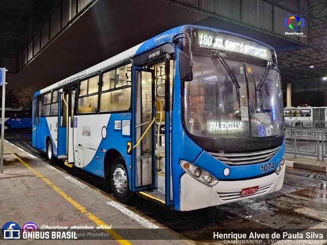 VB Transportes e Turismo 1074 na cidade de Campinas, São Paulo, Brasil, por Henrique Alves de Paula Silva. Número da foto: #11635852.