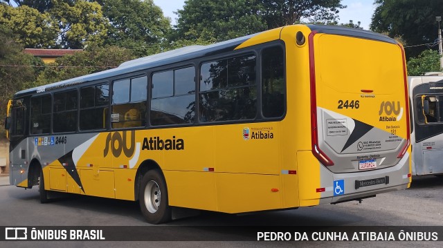 Sancetur - Sou Atibaia 2446 na cidade de Atibaia, São Paulo, Brasil, por PEDRO DA CUNHA ATIBAIA ÔNIBUS. ID da foto: 11634123.