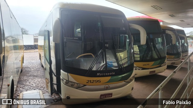 Empresa Gontijo de Transportes 21295 na cidade de Ribeirão Preto, São Paulo, Brasil, por Fábio Paixão. ID da foto: 11635170.