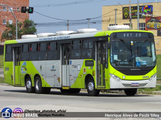 Itajaí Transportes Coletivos 2069 na cidade de Campinas, São Paulo, Brasil, por Henrique Alves de Paula Silva. Número da foto: #11635683.