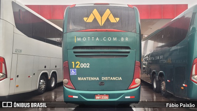 Viação Motta 12002 na cidade de Ribeirão Preto, São Paulo, Brasil, por Fábio Paixão. Número da foto: #11635065.