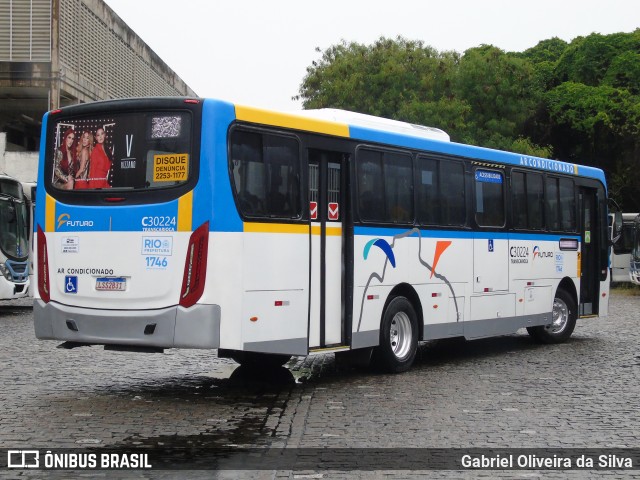 Transportes Futuro C30224 na cidade de Rio de Janeiro, Rio de Janeiro, Brasil, por Gabriel Oliveira da Silva. Número da foto: #11635398.