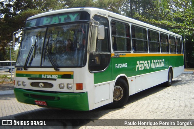 Empresa de Ônibus e Turismo Pedro Antônio RJ 126.002 na cidade de Vassouras, Rio de Janeiro, Brasil, por Paulo Henrique Pereira Borges. ID da foto: 11636132.