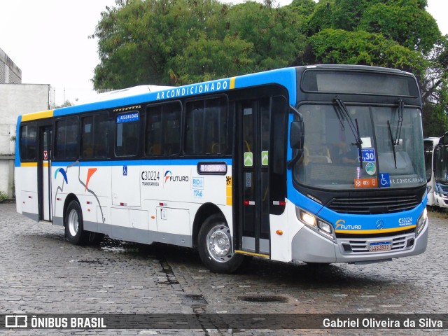 Transportes Futuro C30224 na cidade de Rio de Janeiro, Rio de Janeiro, Brasil, por Gabriel Oliveira da Silva. Número da foto: #11635396.