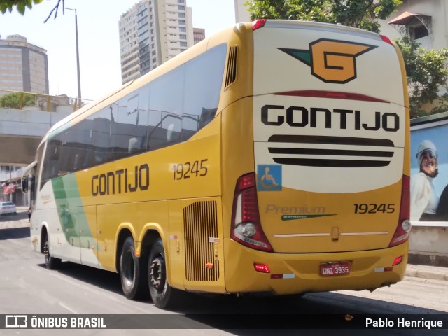 Empresa Gontijo de Transportes 19245 na cidade de Belo Horizonte, Minas Gerais, Brasil, por Pablo Henrique. ID da foto: 11635253.