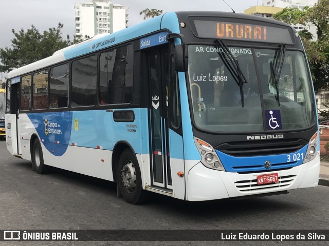 Rogil Transportes Rodoviários 3 021 na cidade de Campos dos Goytacazes, Rio de Janeiro, Brasil, por Luiz Eduardo Lopes da Silva. Número da foto: #11634933.