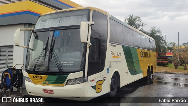 Empresa Gontijo de Transportes 12610 na cidade de Ribeirão Preto, São Paulo, Brasil, por Fábio Paixão. ID da foto: 11635058.