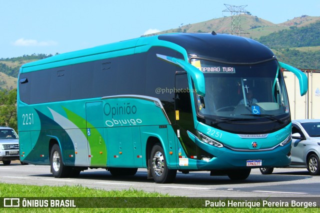 Opinião Turismo e Transporte Coletivo 2251 na cidade de Roseira, São Paulo, Brasil, por Paulo Henrique Pereira Borges. Número da foto: #11635973.