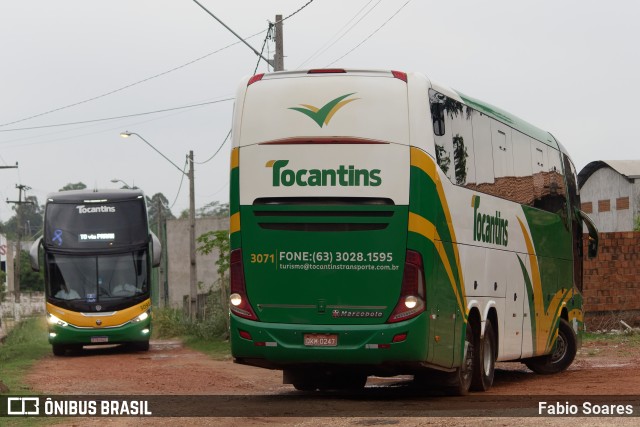 Tocantins Transportes e Turismo 3071 na cidade de Imperatriz, Maranhão, Brasil, por Fabio Soares. ID da foto: 11635223.