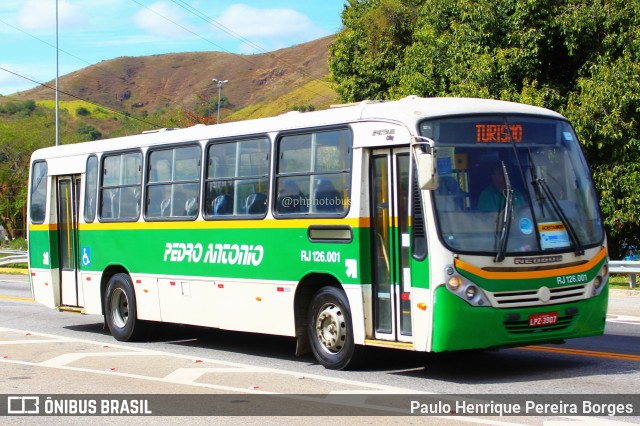 Empresa de Ônibus e Turismo Pedro Antônio RJ 126.001 na cidade de Barra do Piraí, Rio de Janeiro, Brasil, por Paulo Henrique Pereira Borges. Número da foto: #11636123.