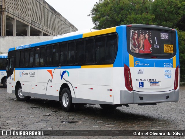 Transportes Futuro C30224 na cidade de Rio de Janeiro, Rio de Janeiro, Brasil, por Gabriel Oliveira da Silva. Número da foto: #11635401.