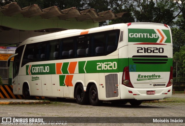 Empresa Gontijo de Transportes 21620 na cidade de Cubatão, São Paulo, Brasil, por Moiséis Inácio. Número da foto: #11591364.