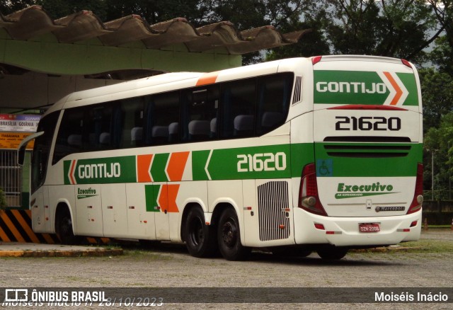 Empresa Gontijo de Transportes 21620 na cidade de Cubatão, São Paulo, Brasil, por Moiséis Inácio. ID da foto: 11591364.