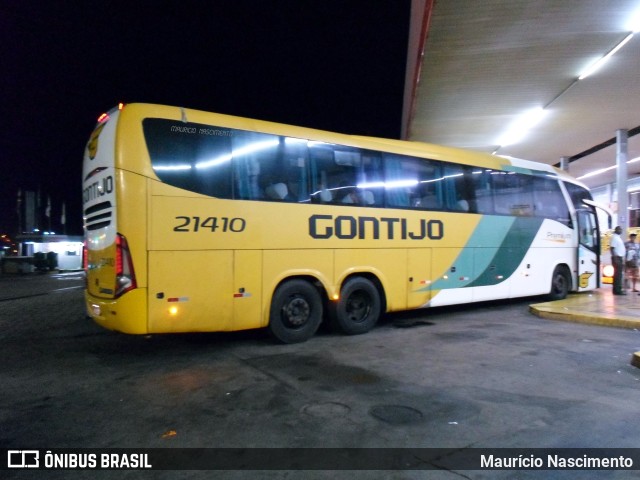 Empresa Gontijo de Transportes 21410 na cidade de João Monlevade, Minas Gerais, Brasil, por Maurício Nascimento. Número da foto: #11591965.