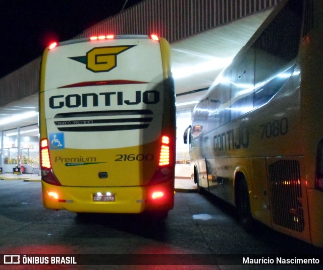 Empresa Gontijo de Transportes 21600 na cidade de João Monlevade, Minas Gerais, Brasil, por Maurício Nascimento. Número da foto: #11591514.