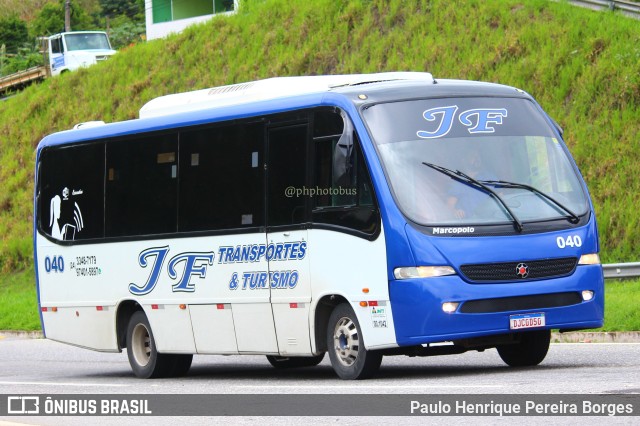 JF Transporte e Turismo 040 na cidade de Barra do Piraí, Rio de Janeiro, Brasil, por Paulo Henrique Pereira Borges. Número da foto: #11591877.