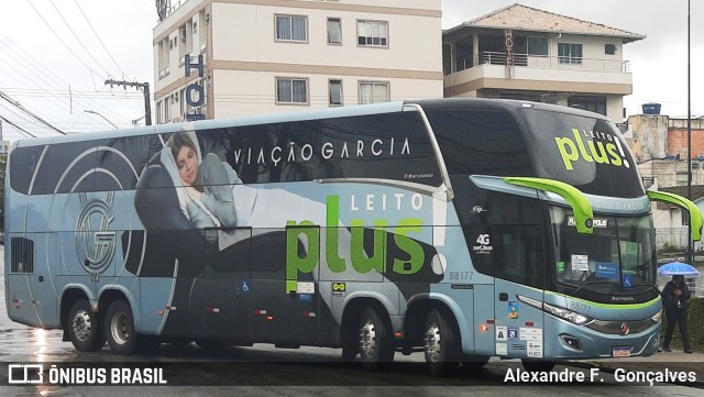 Viação Garcia 88177 na cidade de Balneário Camboriú, Santa Catarina, Brasil, por Alexandre F.  Gonçalves. ID da foto: 11591888.