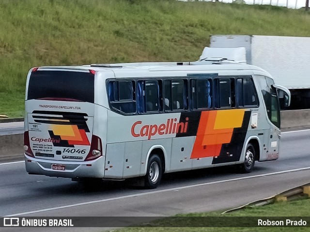 Transportes Capellini 14046 na cidade de São José dos Campos, São Paulo, Brasil, por Robson Prado. Número da foto: #11590904.