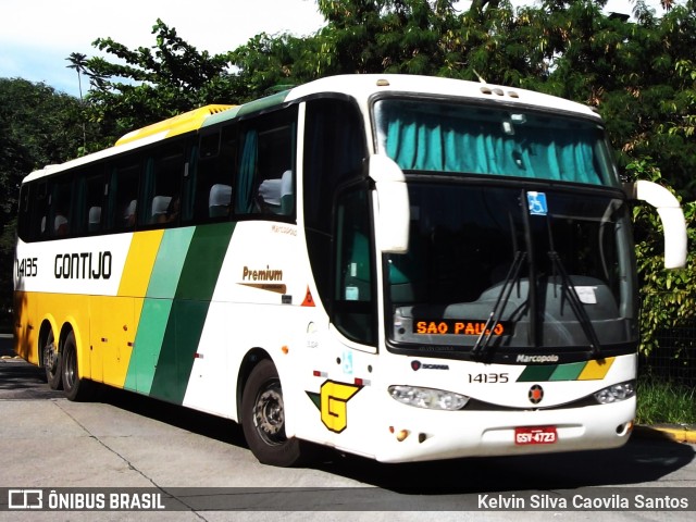 Empresa Gontijo de Transportes 14135 na cidade de São Paulo, São Paulo, Brasil, por Kelvin Silva Caovila Santos. ID da foto: 11591338.